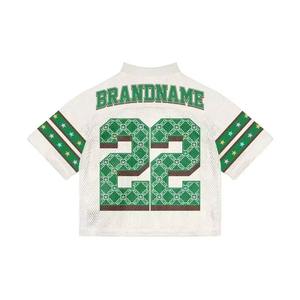 Camiseta Deportiva de Malla Transpirable para Fanáticos del Fútbol Americano, Personalizada, Estilo Urbano, Talla Grande, OEM, Venta al por Mayor - Product Image 6