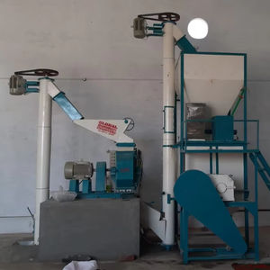 Planta de alimentación compacta Mash, máquinas de procesamiento de alimentación de capa de aves de corral, planta mezcladora de alimentación de grano de maíz - Product Image 1