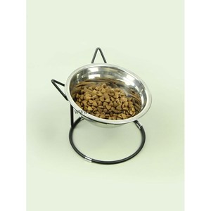 Comederos Elevados de Acero Inoxidable para Mascotas, Comedero Elevado para Perros y Gatos, Soporte para Comederos de Agua y Comida, Comedero Original de Fábrica India - Product Image 6