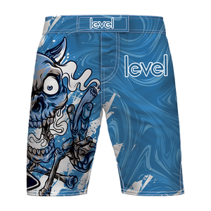 Pantalones cortos personalizados al por mayor para hombres con aberturas sublimación impresa No Gi Bjj Fight MMA Grappling - Product Image 1