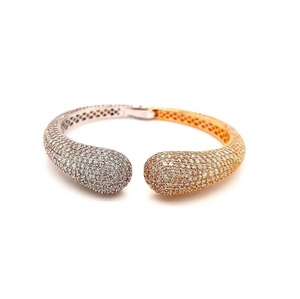 Meilleure vente Collection Hip Hop Bracelet en diamant véritable en or jaune 18 carats pour filles Bracelet de fête disponible au meilleur prix - Product Image 1