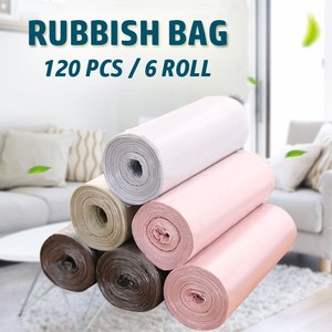 Eco Friendly 100% sacs à ordures biodégradables en amidon de maïs sacs à ordures plats compostables sac à déchets en rouleau en plastique - Product Image 5