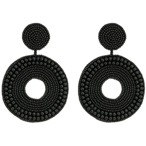 2025 tendencia nueva joyería de moda pendientes bordados pendientes de cuentas hechos a mano para mujeres y niñas de la India pendiente de fiesta - Product Image 5