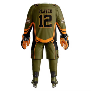 Uniforme de hockey sobre hielo de alta calidad para hombres a la venta Uniforme de hockey sobre hielo de nuevo diseño hecho en Pakistán - Product Image 3
