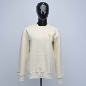 Sudadera de Cuello Redondo Color Crema para Mujer, Diseño Personalizado de Primera Calidad, Manga Larga, Informal, para Adultos, Venta al Por Mayor - Product Image 1