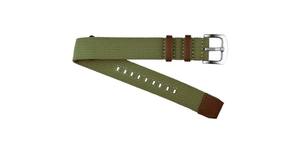 Correa Deportiva Unisex para Reloj Inteligente B12 Verde de 20 mm, Ajustable, Cómoda, Suave, Resistente al Agua, Transpirable, de Nailon, con Acabado Inoxidable - Product Image 3