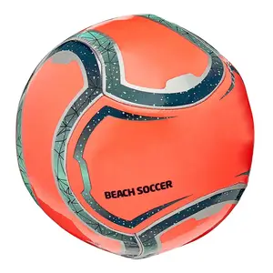 PU皮革高品质工厂价格定制沙滩球/新设计定制标志印刷沙滩球