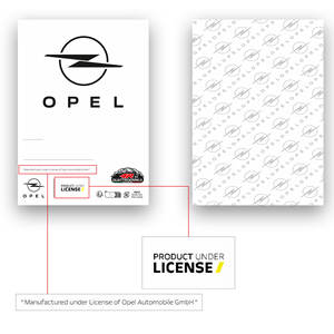 Ensemble d'autocollants pour enjoliveurs de roue de voiture de luxe Opel, 4 logos de 48 mm, matériau ABS, garantie 1 an, OPEL JAUNE - Product Image 4