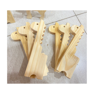 Juego de animales de madera natural duradero y de alta calidad, juguetes artesanales, juguetes de decoración de animales del bosque de 99 GD - Product Image 4