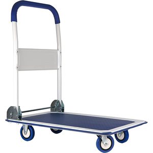 Upgraded Heavy Duty 330 Lbs. Capacity Moving Platform Hand Truck Lifetime Appliance <b>Foldable</b> Push <b>Cart</b> Dolly New Movers - Product Image 1