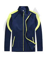 Ensemble de survêtements pour hommes veste à fermeture éclair complète sweat-shirt à capuche pantalon de sport de course tenues pour hommes avec poches zippées