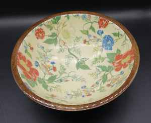 Cuenco de madera natural más vendido, decoración elegante ecológica para la mesa del hogar y centro de mesa de fiesta con intrincado diseño de impresión interior - Product Image 4