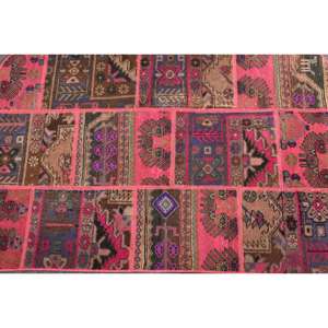 Alfombra de 2.6x3.9 pies, Alfombra Turca Vintage, Alfombra de Lana Roja - Product Image 5