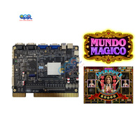 Mundo Magico Dual Screen Video Game Arcade Black Pcb Game Mainboard PCB Mainboard