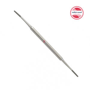 Micro tête de podierie incarnée en acier inoxydable, taille de la lime, forme de l'extrémité droite, extrémité unique conçue pour traitement de l'incarnée - Product Image 6