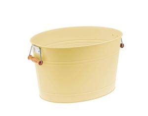 Fabrication de jardinière en seau blanc Jardinière ronde galvanisée pour décoration de maison et de jardin avec seau en seau classique de couleur blanche - Product Image 3