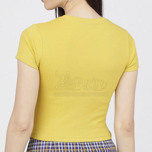 Nouveau design 2026 – T-shirt court à capuche en toile respirant et personnalisable pour femme – Collection été - Product Image 3