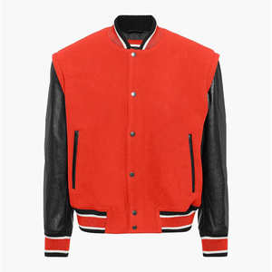 Embroidery <b>Jackets</b> Custom Printing Long Sleeve <b>Men's</b> Baseball <b>Jacket</b> <b>Men</b> Plain Blank Letterman <b>Jackets</b> - Product Image 1