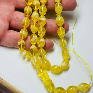 ลูกประคำอำพันสีเหลืองและสีขาว, อัมพันมิสบาฮ์, 39 เม็ด - Product Image 3