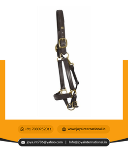 Halter d'équitation souple et réglable, avec gorge roulée rembourrée fantaisie, triple couture, poids intelligent - Product Image 2