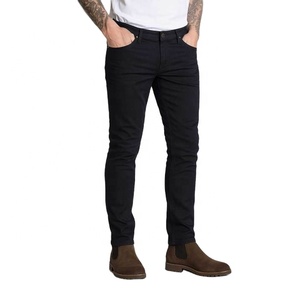 Jeans en denim brut vintage personnalisés pour hommes et femmes, fabricants de vêtements brodés, jeans baggy - Product Image 3