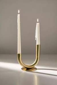 <b>Black</b> Modern <b>Metal</b> <b>Candle</b> <b>Holder</b> With Unique Shape Suitable For Contemporary Homes Luxury Spaces And Interior Decoration - Product Image 6