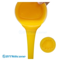 Caoutchouc de silicone à durcissement à l'étain 35A pour la fabrication de moules en silicone, caoutchouc de silicone liquide RTV-2