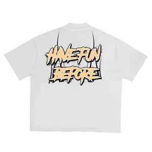 Ensemble T-shirt et short d'été en coton 100% imprimé sérigraphie pour homme, personnalisable OEM, respirant, streetwear, deux pièces - Product Image 3