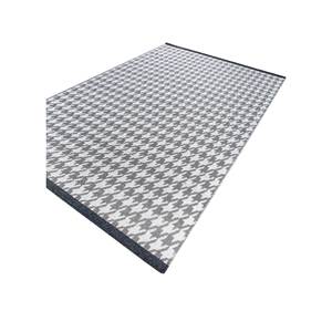 Tapis en laine tissée plate Alhambra gris et noir, motif abstrait rayé, rectangulaire, pour couloir, tapis en jute pour sol de maison, tapis rectangulaire pour pièce. - Product Image 2