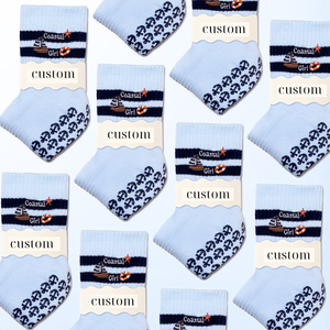 Calcetines de agarre personalizados de alta calidad, fabricante de Calcetines antideslizantes para Yoga y Pilates para mujeres y niñas, venta al por mayor, proveedor de calcetines deportivos a granel - Product Image 1