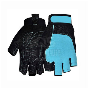 Gym Weightlifting Gloves With Wrist Support Breathable Fabric Comfortable Fit For Strength Training <b>Dumbbells</b> And Exercises - Product Image 4