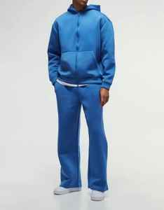 Sweat-shirt épais et lourd à capuche, coupe unisexe, épaules tombantes, 400 GSM, polaire, surdimensionné, 100% coton, séchage rapide, streetwear, hiver - Product Image 4