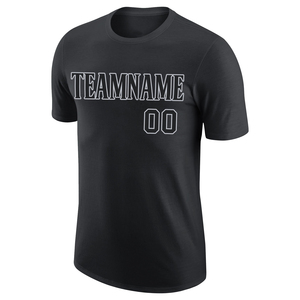 Camiseta de poliéster Camiseta para hombre Bordado en blanco Algodón de la mejor calidad Hombres Mujeres Logotipos personalizados Camisetas con nombre de equipo e impresión de número - Product Image 1