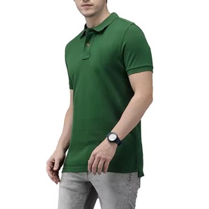 2025 nueva moda Polo personalizado camisas hombres OEM fábrica bordado Logo liso en blanco 100% algodón Polo - Product Image 2