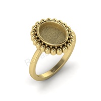 Gute Qualität Silbers chmuck Oval 8x10mm 925 Stempel Custom Blank Ring Einstellung Harz Asche Made in India Damen schmuck Herstellung