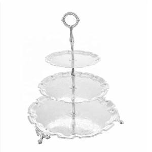 New Arrival Luxury Stainless Round Food Serving Tray Set <b>for</b> Home Decoration and Food <b>Display</b> - Product Image 5