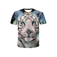 Camiseta con estampado 3d de animal, venta al por mayor, de fábrica, venta directa, nuevo diseño