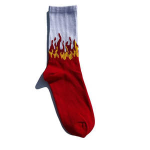 Chaussettes en coton à logo personnalisé, motif floral, antidérapantes, respirantes, séchage rapide, absorbant la transpiration, usage quotidien pour femmes, service OEM - Product Image 4