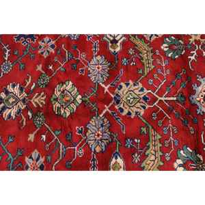 Tapis vintage 8,1x10,3 pi (248x313 cm), tapis persan turc rouge - Product Image 5