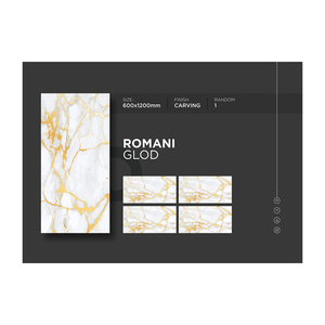 Fabricación profesional barato decoración del hogar porcelana cerámica suelo mármol azulejo suelo 600x1200mm - Product Image 3