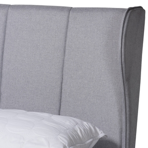 Base de Cama Moderna Hecha de Madera de Teca Sólida con Cabecera Tapizada para Uso en Dormitorios Interiores - Product Image 4