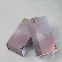 Boîte cadeau cosmétique rigide personnalisée, gaufrée, écologique, recyclable, avec fermeture magnétique, pliable, en papier, pour vernis à ongles et huiles.
