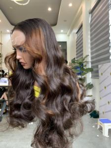 Human Hair Vietnam Remy Hair Wavy <b>Wig</b> <b>Cheap</b> Price Selling Smooth Shiny No Tangle Straight - Product Image 3