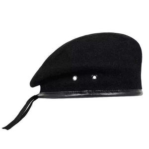 Chapeau béret en laine personnalisé en gros pour hommes casquette bérets tactiques quotidien affaires décontracté fête voyage adulte Image Style - Product Image 4