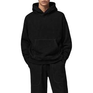 Survêtement de haute qualité Streetwear coutures décoratives sweat Logo personnalisé polaire 100% coton hommes Sport survêtements unisexe - Product Image 3