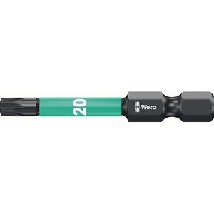 WERA Impaktor DC T20 Bit <b>Set</b> 50mm 1/4? E6.3 Length with 5 Bits in DC Box <b>Screwdriver</b> - Product Image 1