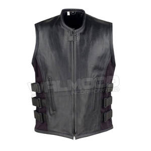 Chaleco transpirable personalizado para motocicleta, de cuero, de alta calidad, venta al por mayor - Product Image 2