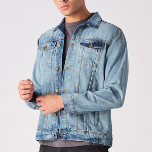 Chaqueta de mezclilla casual para hombre, de algodón lavado, transpirable, bordada, estilo vintage, nueva moda 2026, venta al por mayor, mezclilla personalizada - Product Image 2