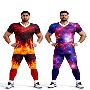 Professional American Football Jersey Multy Color Sports <b>Shirt</b> Quick Dry Polyester Sublimation Design Mesh - Product Image 3