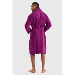 Be-0157-Pr Bata de Baño Morada 100% Algodón - MORADO - Product Image 4